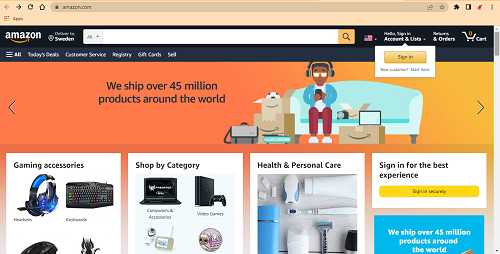 سایت آمازون Amazon.com